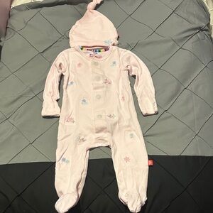 Magnetic Me Light Pink One Piece with Colorful Embroidery